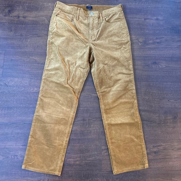 J Crew Factory Petite corduroy full-length essential straight pant 30P - Picture 3 of 5
